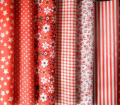 Шитье, вязание - Набор ткани из 7 отрезов