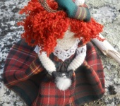 Вязаные куклы - Шотландка
