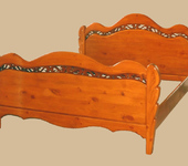 Мебель - Кровать из массива ручной работы