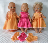 Одежда для кукол - Одежда для куклы Baby Born (Беби Бон ). Платье № 2