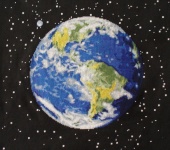 Вышитые картины - планета земля