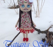 Другие куклы - ПРОДАНА! Авторская текстильная кукла. Девочка по имени СЧАСТЬЕ.