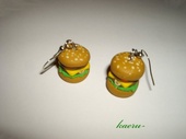 Серьги - "Гамбургеры"
