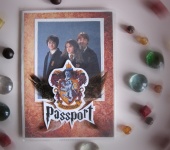 Обложки для документов, книг - Обложка на паспорт "Гарри Поттер"