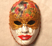 Интерьерные маски - Интерьерная маска "Леди  Карнавал"