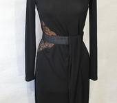 Платья - Черное платье в пол