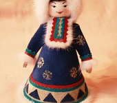Народные куклы - кукла Зима