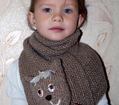 Одежда для девочек - шарф "кот"