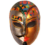 Интерьерные маски - Интерьерная маска "Две стороны одной медали"