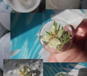Кольца - Кольцо из смолы с цветком сливы