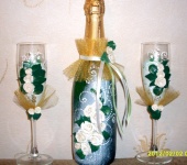 Декоративные бутылки - Набор для свадьбы