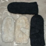 Варежки, митенки, перчатки - Варежки из собачьей шерсти