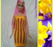 Одежда для кукол - Солнечное платье