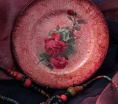 Оригинальные подарки - Декоративная тарелка «Капелька после дождя»