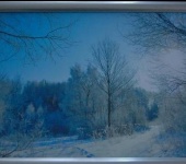 Фотография, шаржи, коллажи - Фотокартина "Зимний пейзаж"