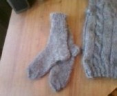 Носки и гольфы - Детские носочки из натурального козьего пуха