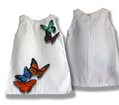Одежда для девочек - Платье для девочки "Бабочки"