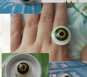 Кольца - Кольцо "Всевидящее око" из смолы