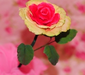 Оригинальные подарки - Необычная роза ручной работы