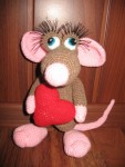 Вязаные куклы - Влюбленный мышь
