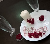 Одежда и аксессуары - бокалы свечи для свадьбы