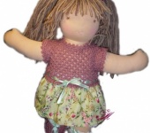 Вальдорфские куклы - Вальдорфская кукла Малинка, 36см