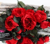 Украшения для волос - Заколка-стрела с красными розами