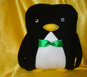 Подушки, одеяла, покрывала - Декоративная подушка Пингвиненок Пинька