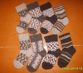 Носки и гольфы - Мужские носки из натуральной шерсти