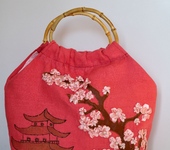 Сумки, рюкзаки - Летняя сумка "Японский пейзаж"
