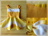 Одежда для девочек - Желтый сарафанчик в полоску для маленькой девочки