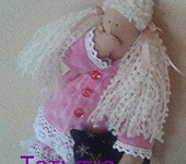 Куклы Тильды - сплюшка сонный ангел девочка.