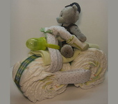 Для новорожденных - Трицикл с Тедди