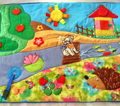 Развивающие игрушки - Игровой коврик - одеяло "Летнее настроение".