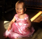 Одежда для девочек - Нарядное розовое платье для маленькой девочки