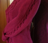 Кофты и свитера - Пуловер женский "В ветвях аранов"