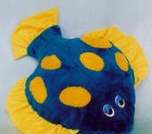 Подушки, одеяла, покрывала - Декоративная подушка-игрушка Рыбка Камбала