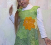 Одежда для девочек - Сарафан "Девочка Осень"