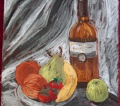 Рисунки и иллюстрации - картина "Натюрморт с фруктами"