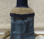 Декоративные бутылки - Декоративная бутылка «Джинса»