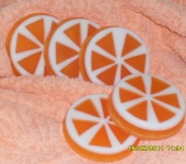 Мыло ручной работы - мыло "Сочный апельсин"