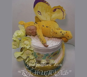 Для новорожденных - Торт "Превращение бабочки"