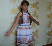 Одежда для девочек - Праздничное платье для девочки индивидуального пошива.