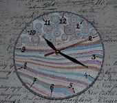 Часы - Настенные часы с точечной росписью