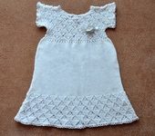 Одежда для девочек - беленькое платье