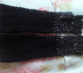 Варежки, митенки, перчатки - перчатки до локтя черные
