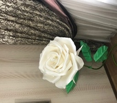 Элементы интерьера - Белая роза