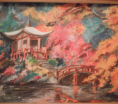 Живопись - Японский домик