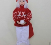 Другие куклы - Авторская кукла "Первый снег"