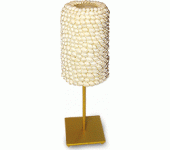 Светильники, люстры - Настольная лампа из ракушек "Уайт бабблз"